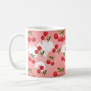 Mug milkshake à la fraise kawaii