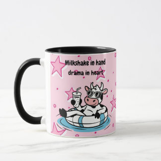 Mug Milkshake in Hand, Drama in Heart | Cool Cow Funny