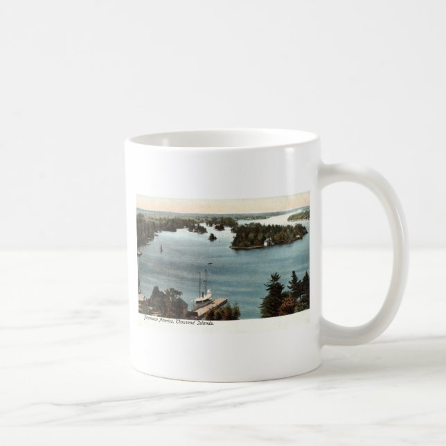 Mug Mille crus 1907 pittoresque des îles NY (Droite)