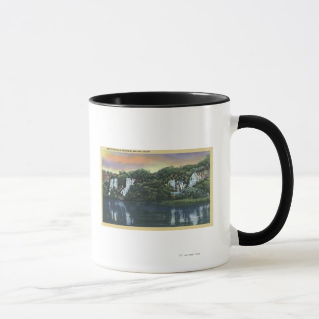 Mug Mille sources, Vue des chutes de l'IDQuartette (Droite)
