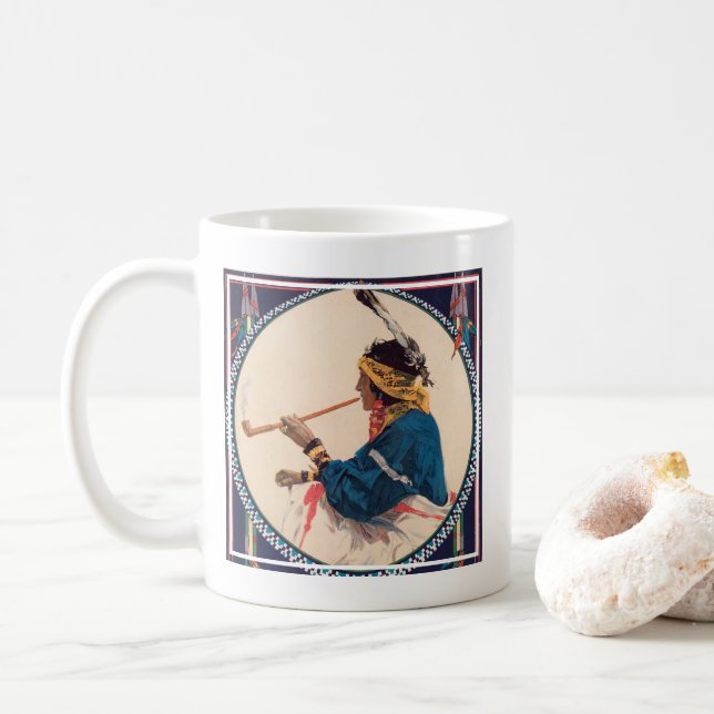 Mug Miller Bros 101 Ranch, Poster du Wild West Circus (Avec donut)