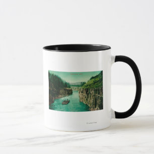 Mug Milles de canyon, vue de l'Alaska avec les hommes