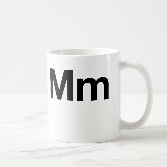 Mug Millimètre helvetica (Droite)
