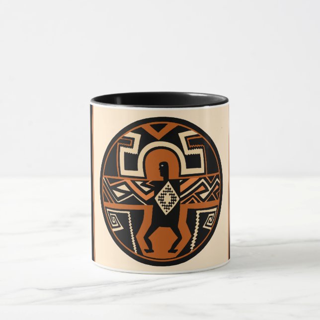 Mug Mimbres Warrior (Centre)
