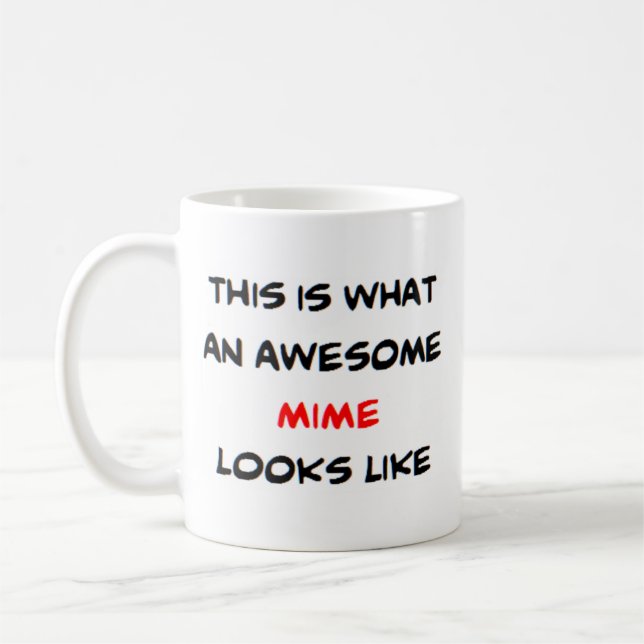 Mug mime, génial (Gauche)