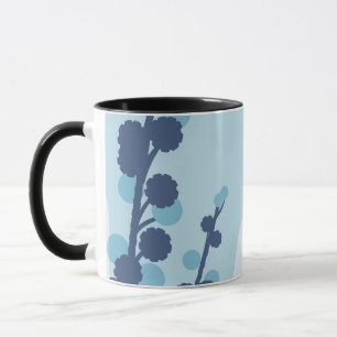Mug Mimétique Moderne d'Acacia Abstrait Wattlegolden I