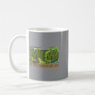 Mug Mimi du garçon d'anniversaire reptiles thème lézar