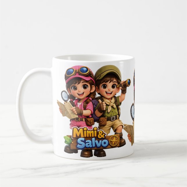 Mug Mimi & Salvo Jumeaux Fille & Garçon (Gauche)