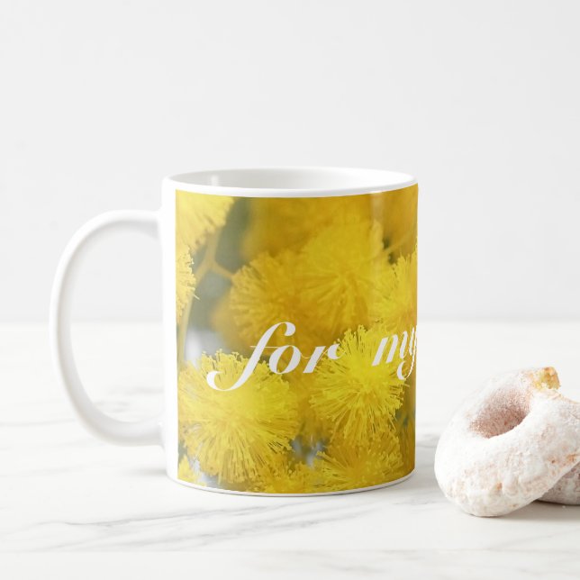 Mug mimosa pour la maman (Avec donut)