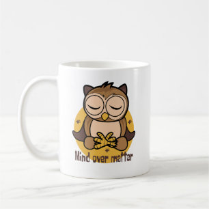 Mug Mind sur la matière Kawaii drôle hibou faisant du