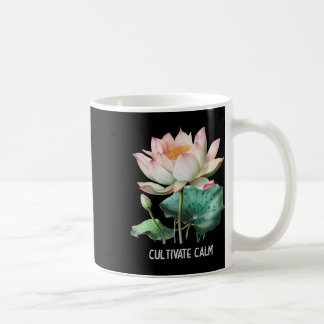 Mug Mindfulness Saying Minimal Yoga Tee Cultivate Calm