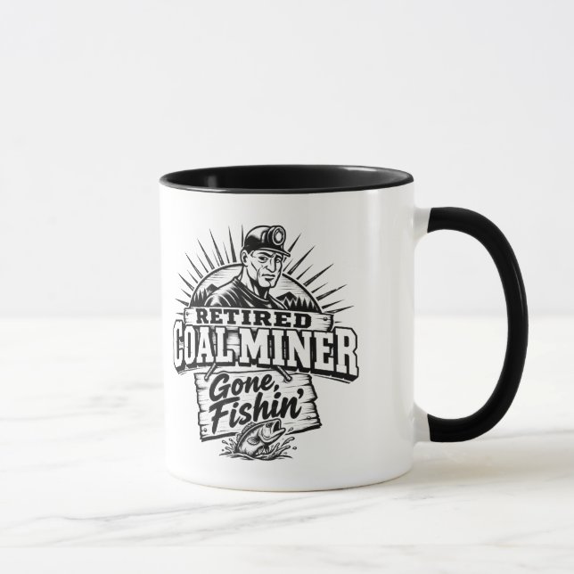 MUG MINEUR DE CHARBON À LA RETRAITE (Droite)