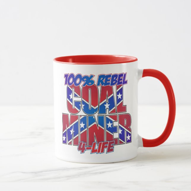 MUG MINEUR DE CHARBON RÉVOLTÉ (Droite)