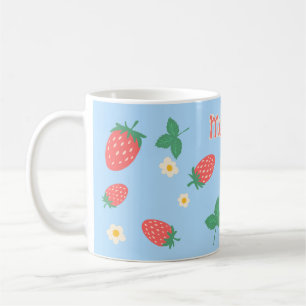 Mug Mini fleur de fraise Musique personnalisée