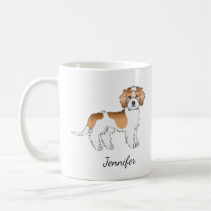 Mug Mini Goldendoodle couleur abricot parti et nom