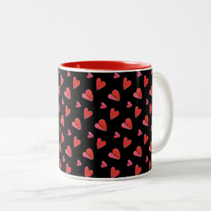 Mug MINI HEARTS II Rouge Deux Tons