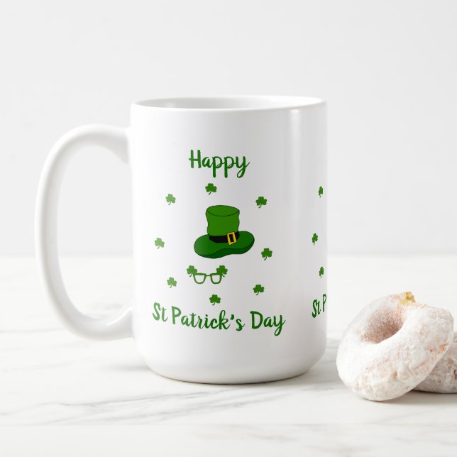 Mug Mini Mignonne Bonne St Patrick Joyeuse Journée (Avec donut)