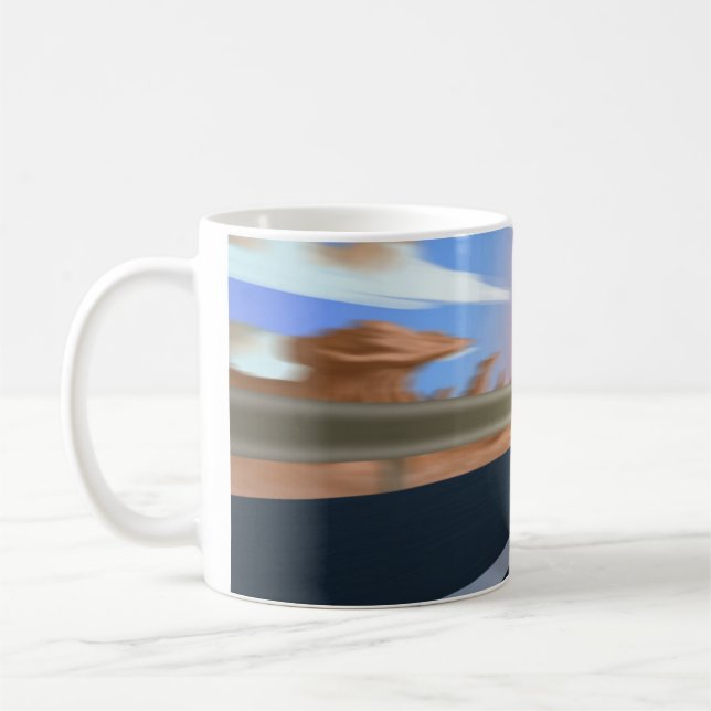 Mug Mini tonnelier sur la route (Gauche)