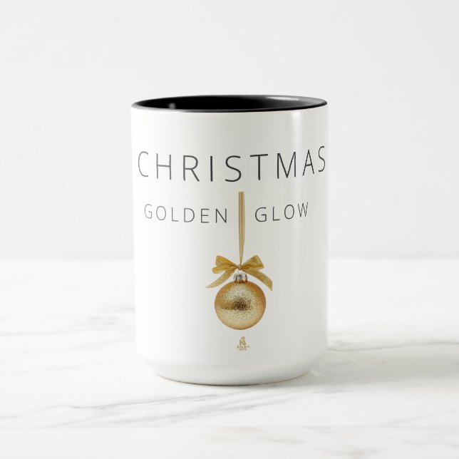 Mug Minimal Christmas Line Art Tree | KaliraArts (Centre)