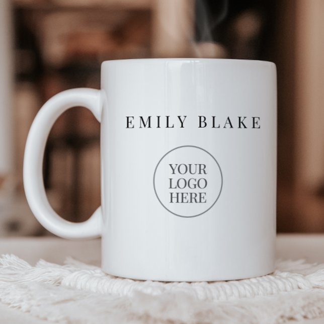 Mug Minimal Classique Entreprise avec logo (Créateur téléchargé)