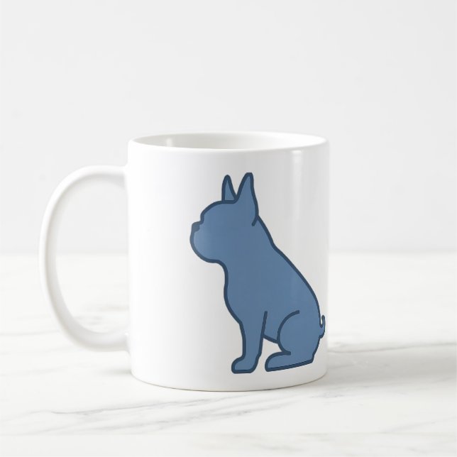 Mug Minimal French Bulldog Design (Gauche)