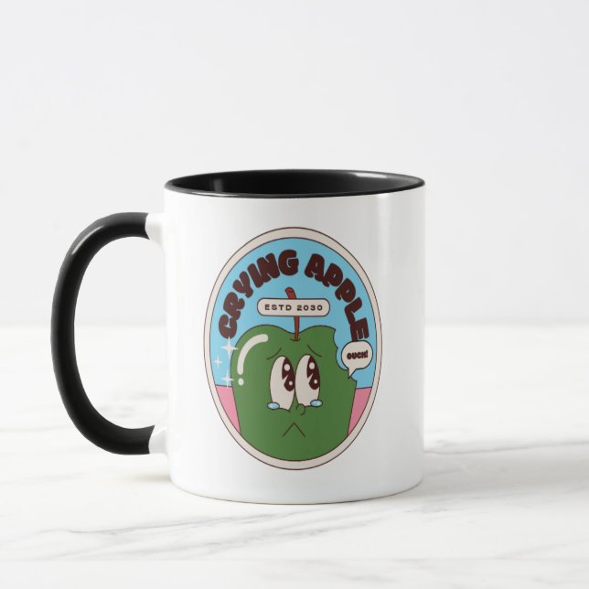 Mug minimal inspiré par la pomme (Gauche)