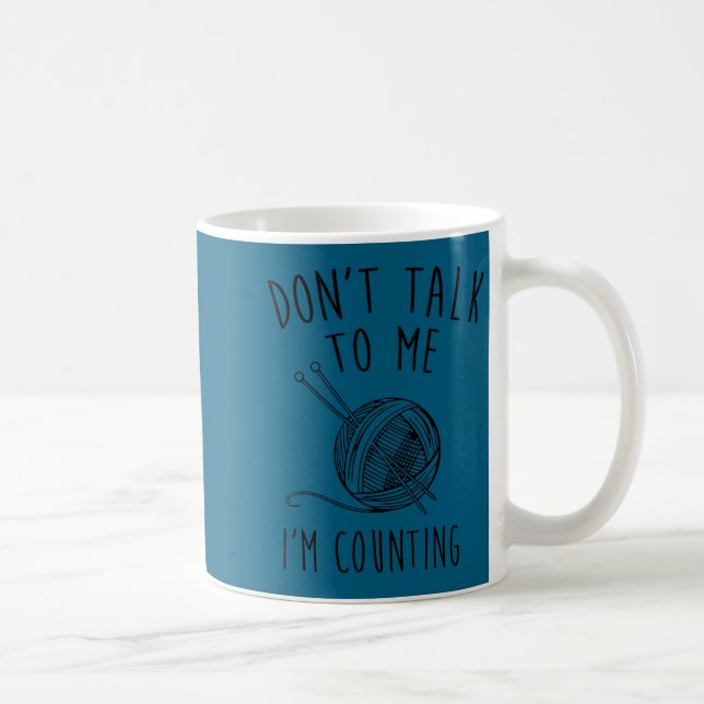 Mug Minimal Ne me parle pas je compte (Droite)