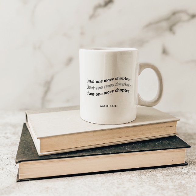 Mug Minimal Personnalisé 'Juste Un Chapitre De Plus' A (Créateur téléchargé)