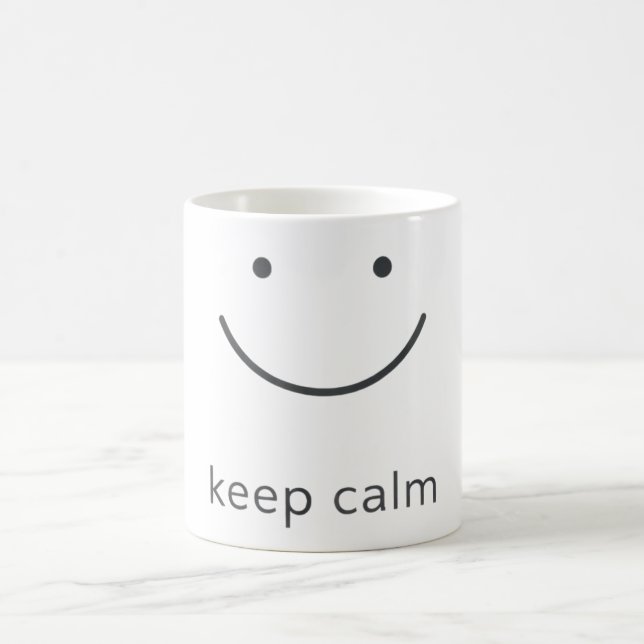 Mug Minimal Positive Mood Design (Centre)