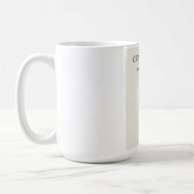 Mug Minimalist Dental Confidence Smile Motivational Ar (Gauche)