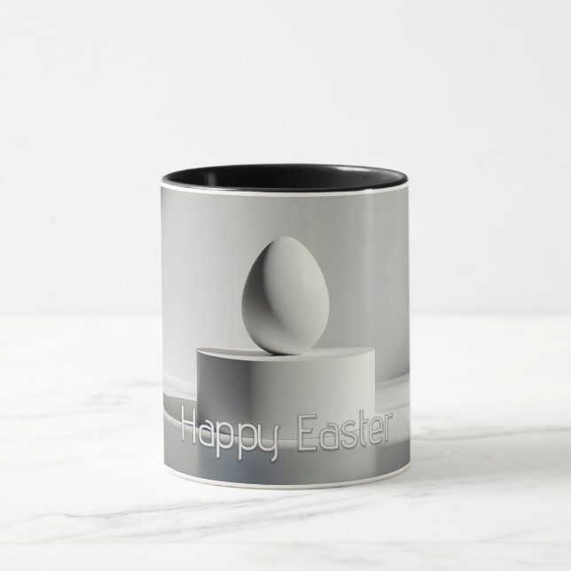 Mug Minimalist Easter Egg on Modern Pedestal (Centre)