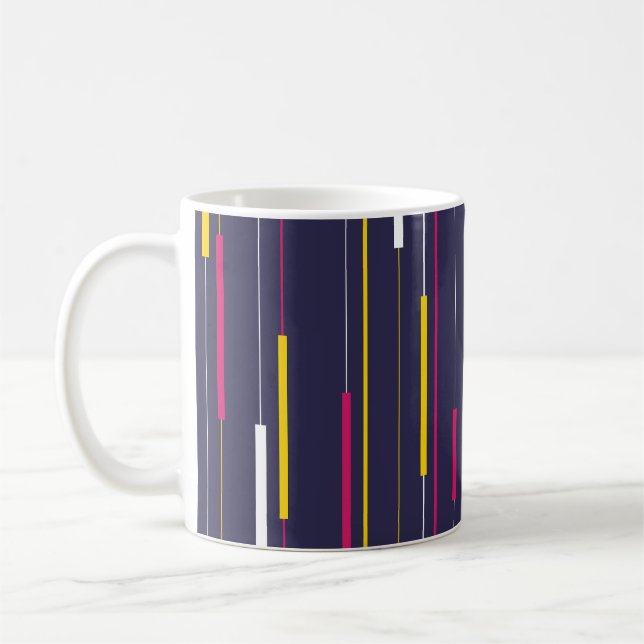 Mug Minimalist Modern Stripes (Gauche)