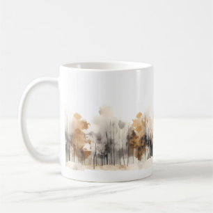 Mug Minimalist Painting Forest