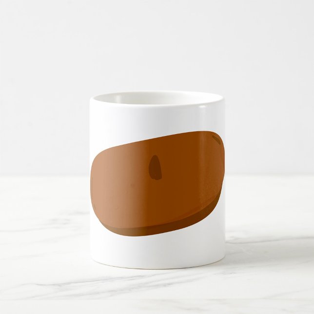 Mug Minimaliste Brown Beret Casquette français (Créateur téléchargé)