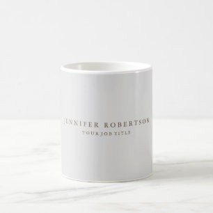 Mug Minimaliste Customisé personnalisé classique