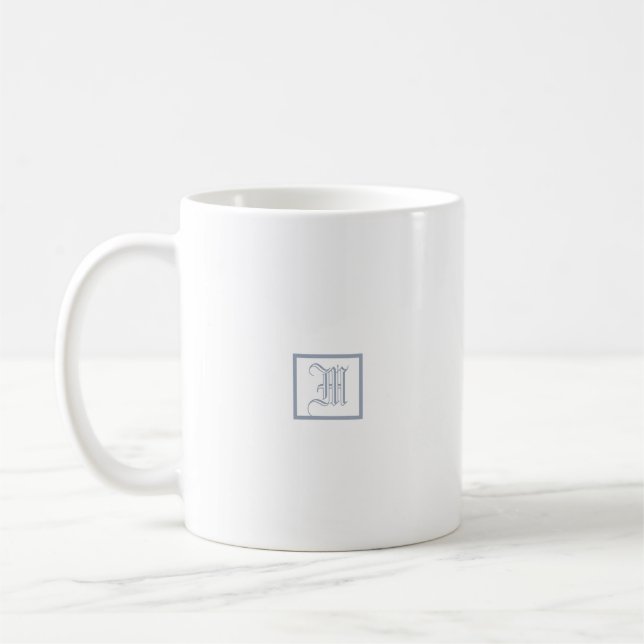 Mug minimaliste formaliste monogramme (Gauche)