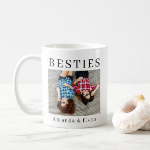 Mug Minimaliste moderne Best Friends BFF Photo Names