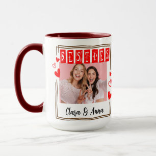 Mug Minimaliste Moderne Chic Meilleures Amies Meilleur