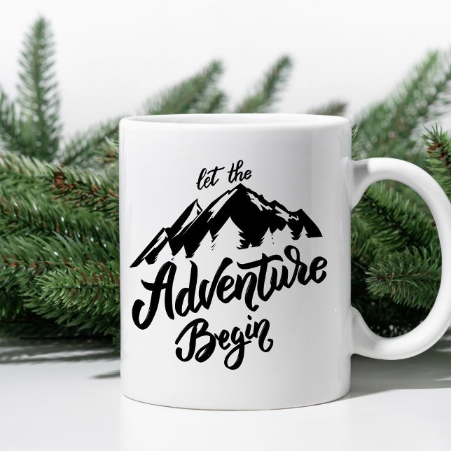 Mug Minimaliste noir et blanc (Créateur téléchargé)