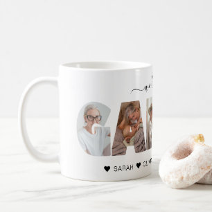 Mug Minimaliste Nous Vous Aimons Grammy Photo Collage