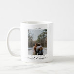 Mug Minimaliste Serez-vous ma servante d'honneur Photo<br><div class="desc">Moderne,  simple,  minimal Maid of honneur proposition tasse de café avec photo personnalisée.</div>