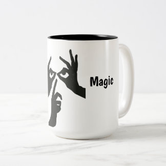 Mug Minimaliste Yeux Ombres de Main Créatifs