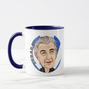 Mug Ministre israélien de SABABA™ Golda Meir premie