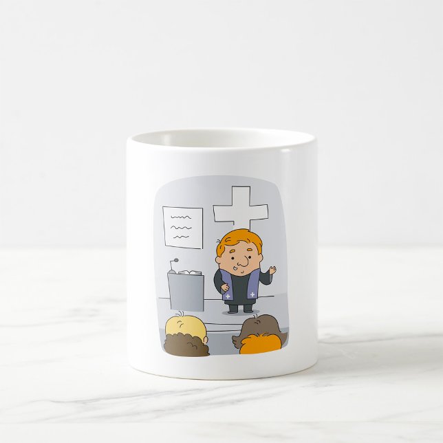 Mug Ministre prêchant à l'assemblée (Créateur téléchargé)