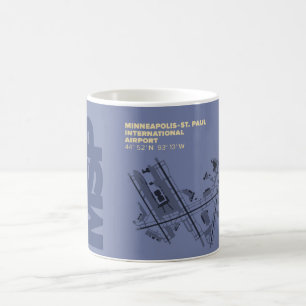 Mug Minneapolis-St. Diagramme de l'aéroport de Paul