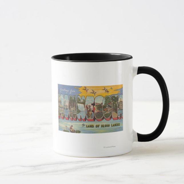Mug Minnesota (Canards) - Scènes de grandes lettres (Droite)