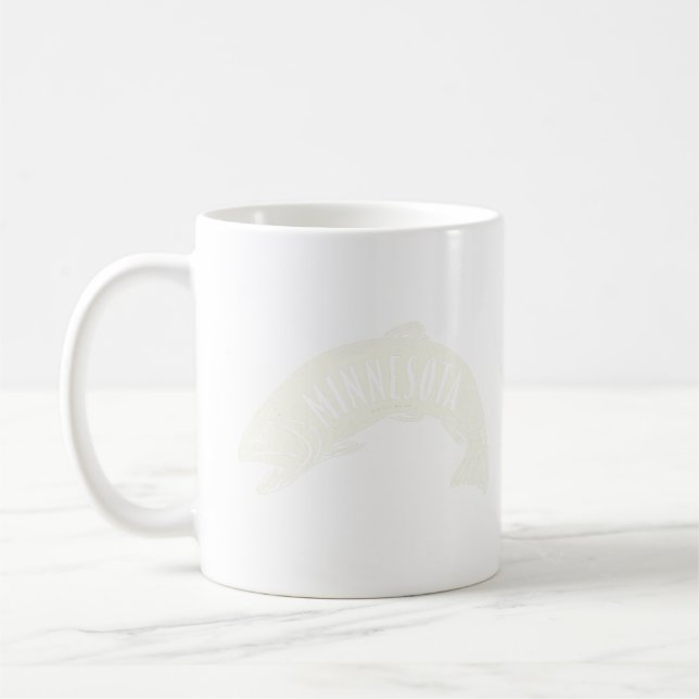 Mug Minnesota Poisson Wordmark Tan (Gauche)