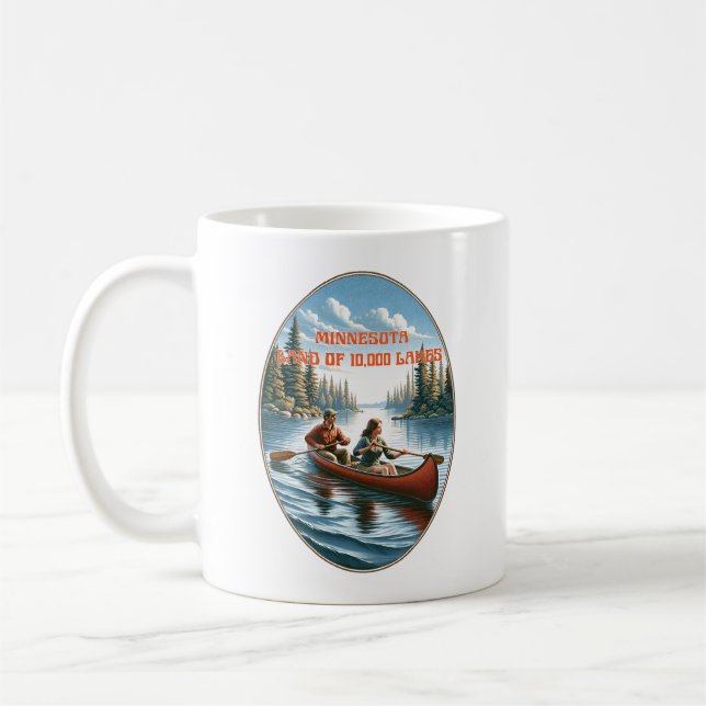 Mug Minnesota "Terre de 10 000 Lacs" (Gauche)