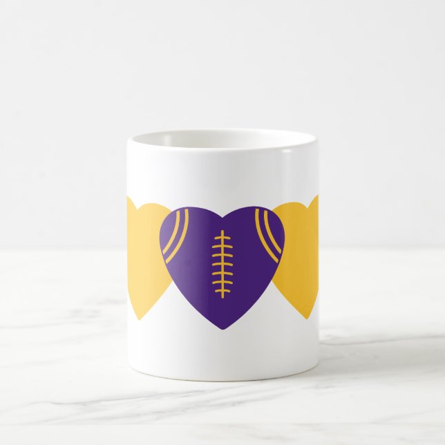 Mug Minnesota Vikings Football Coeur Design (Centre)