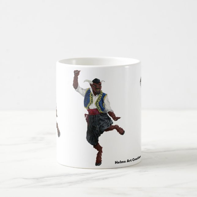 Mug Minotaures grecques Danser Imaginaire Art Café Cou (Centre)